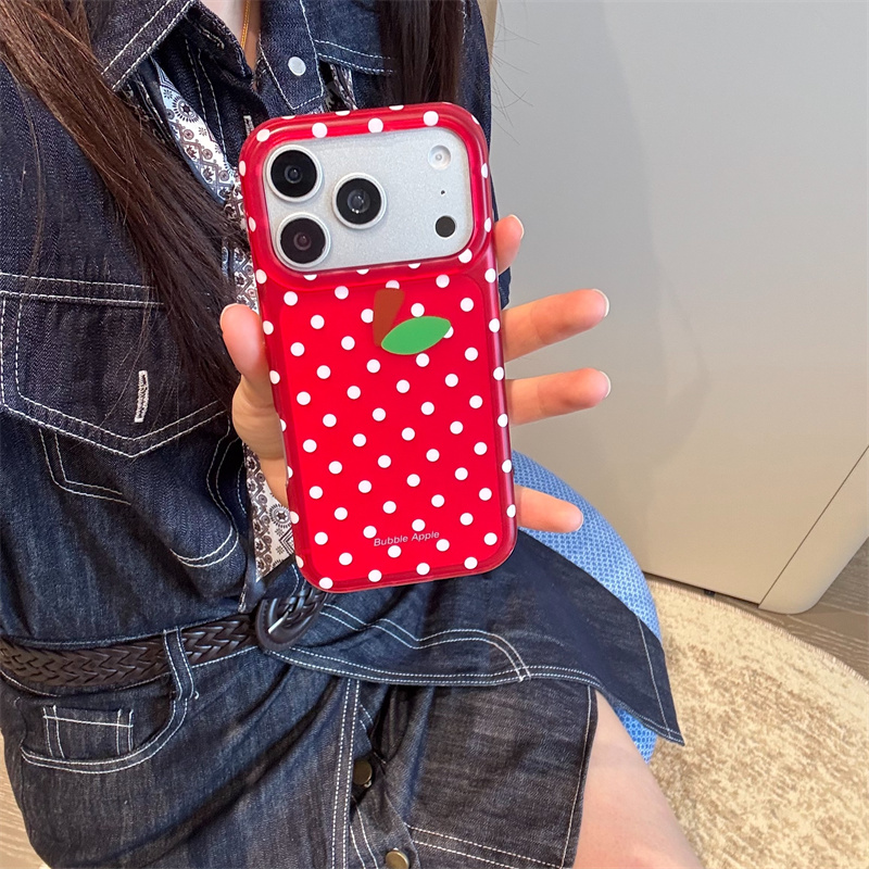 Phone Cases Redbubble - Kırmızı Puantiyeli Telefon Kılıfı Apple iPhone