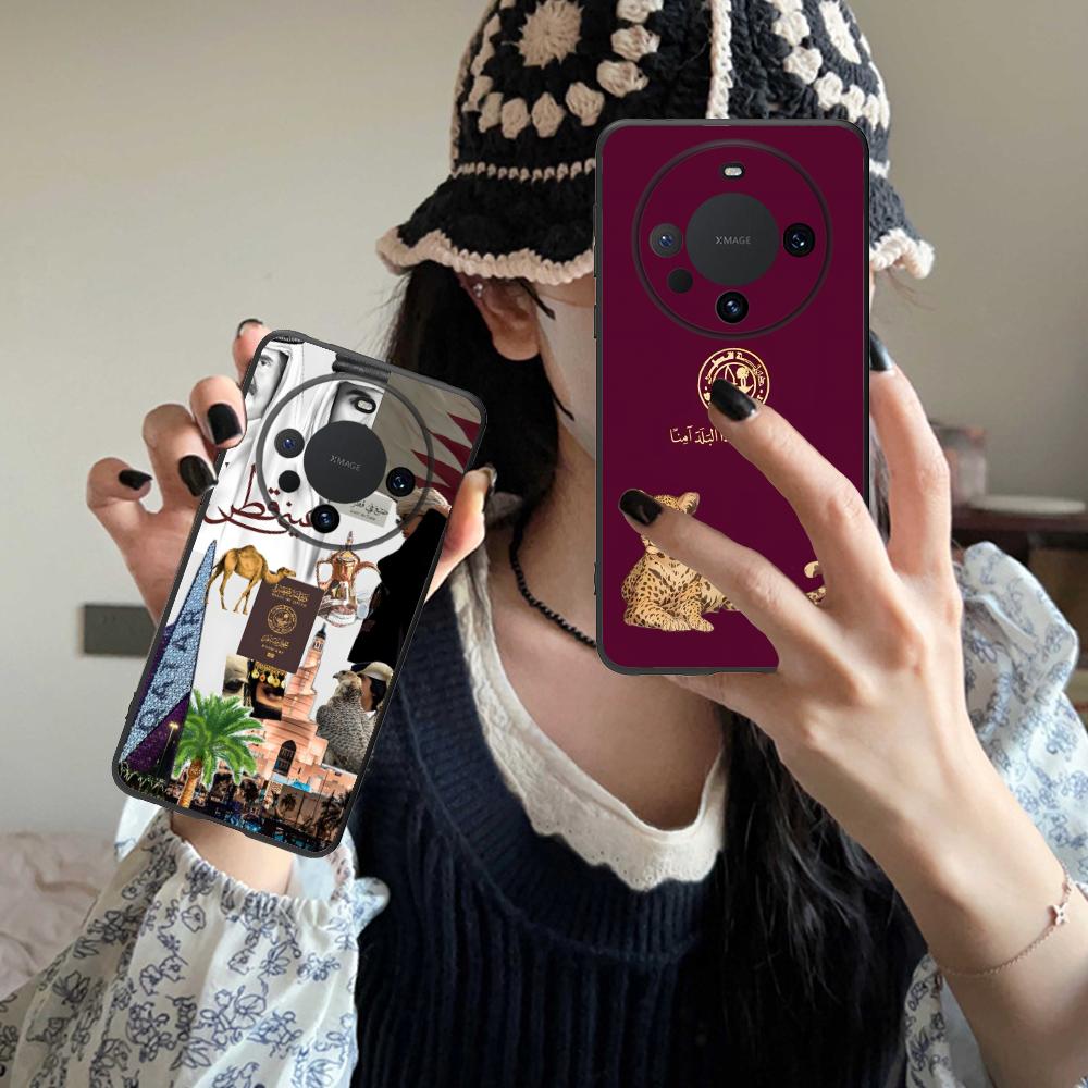 Phone Cases Qatar - Katar Bayraklı Mat TPU Cep Telefonu