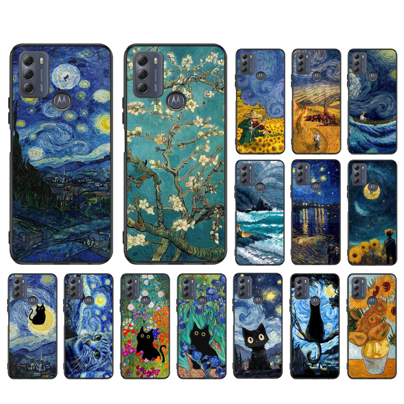 Phone Cases Zebra - Van Gogh ayçiçekleri kedi telefon kılıfı