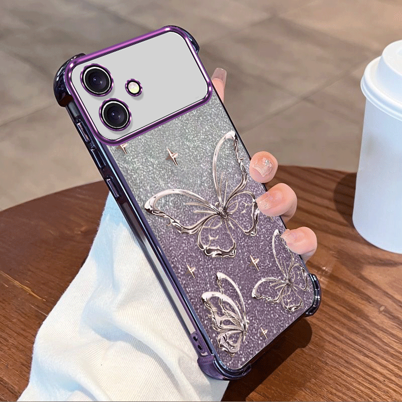 Glitter Shockproof Case - Infinix Smart 20 Kılıfı İçin Simli