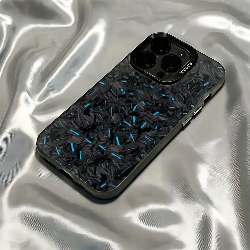 Phone Cases Blue - Mavi Yıldızlı Nokta Desenli IMD Telefon