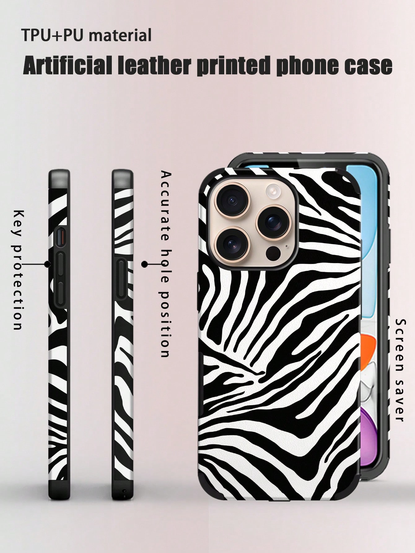 Phone Cases Zebra - Modaya Uygun Zebra Desenli Telefon Kılıfı,