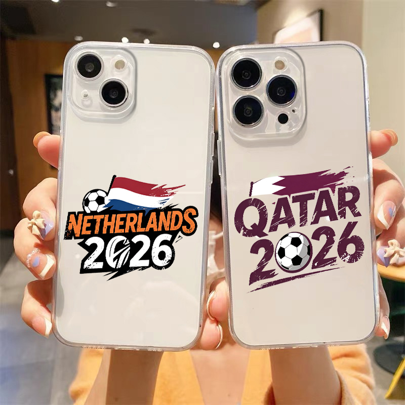 Phone Cases Qatar - Hollanda Katar Şampiyonu 2026 Yumuşak TPU