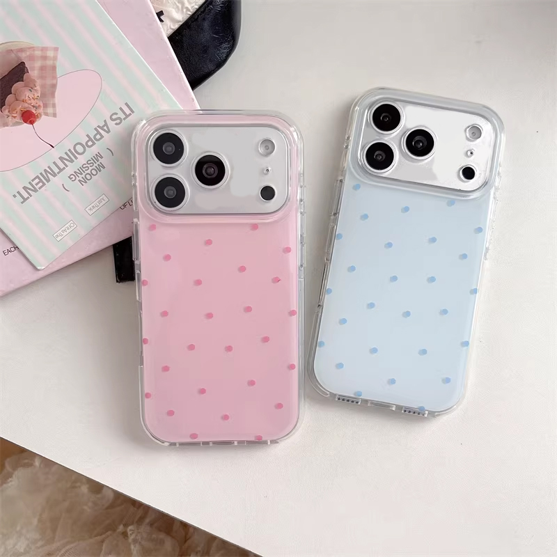 Phone Cases Blue - Kore Tarzı Kızlar İçin Sade Mavi