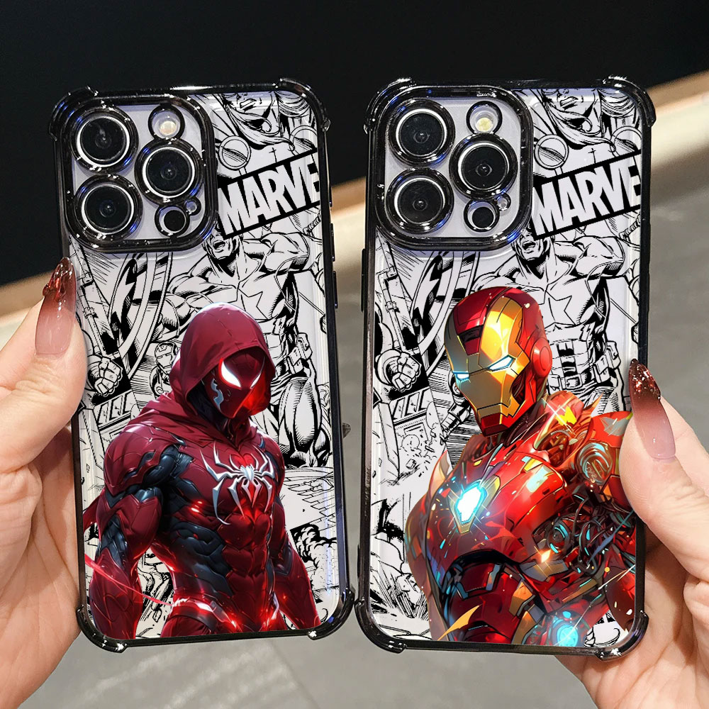 Phone Cases A14 Samsung - Demir Örümcek Adam Kaptan Amerika Lüks