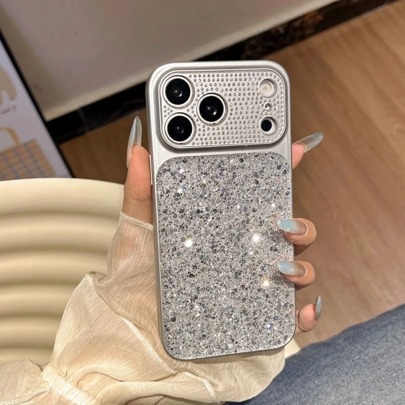Simli Elmas Kamera Lensli Geni - Phone Cases Aesthetic incelemesi ve fiyatı