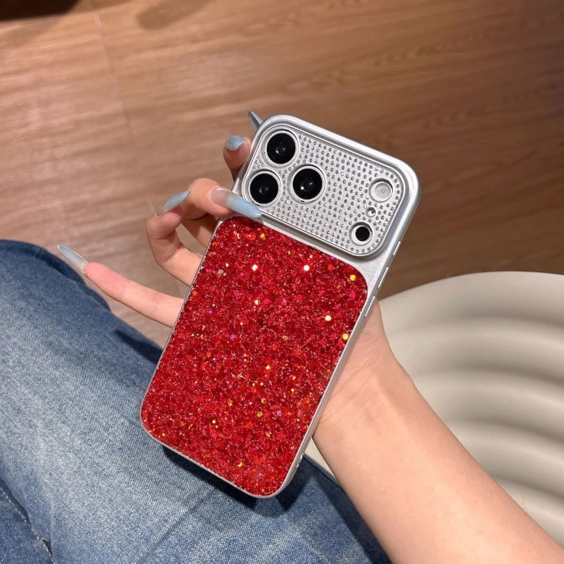 Simli Elmas Kamera Lensli Geni - Phone Cases Aesthetic incelemesi ve fiyatı