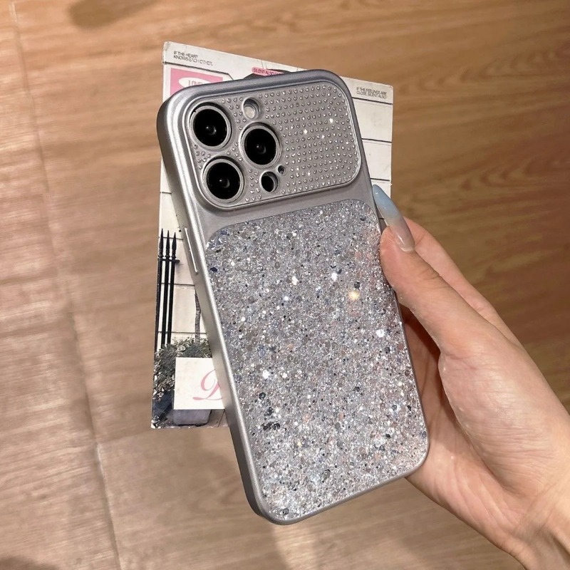 Simli Elmas Kamera Lensli Geni - Phone Cases Aesthetic incelemesi ve fiyatı