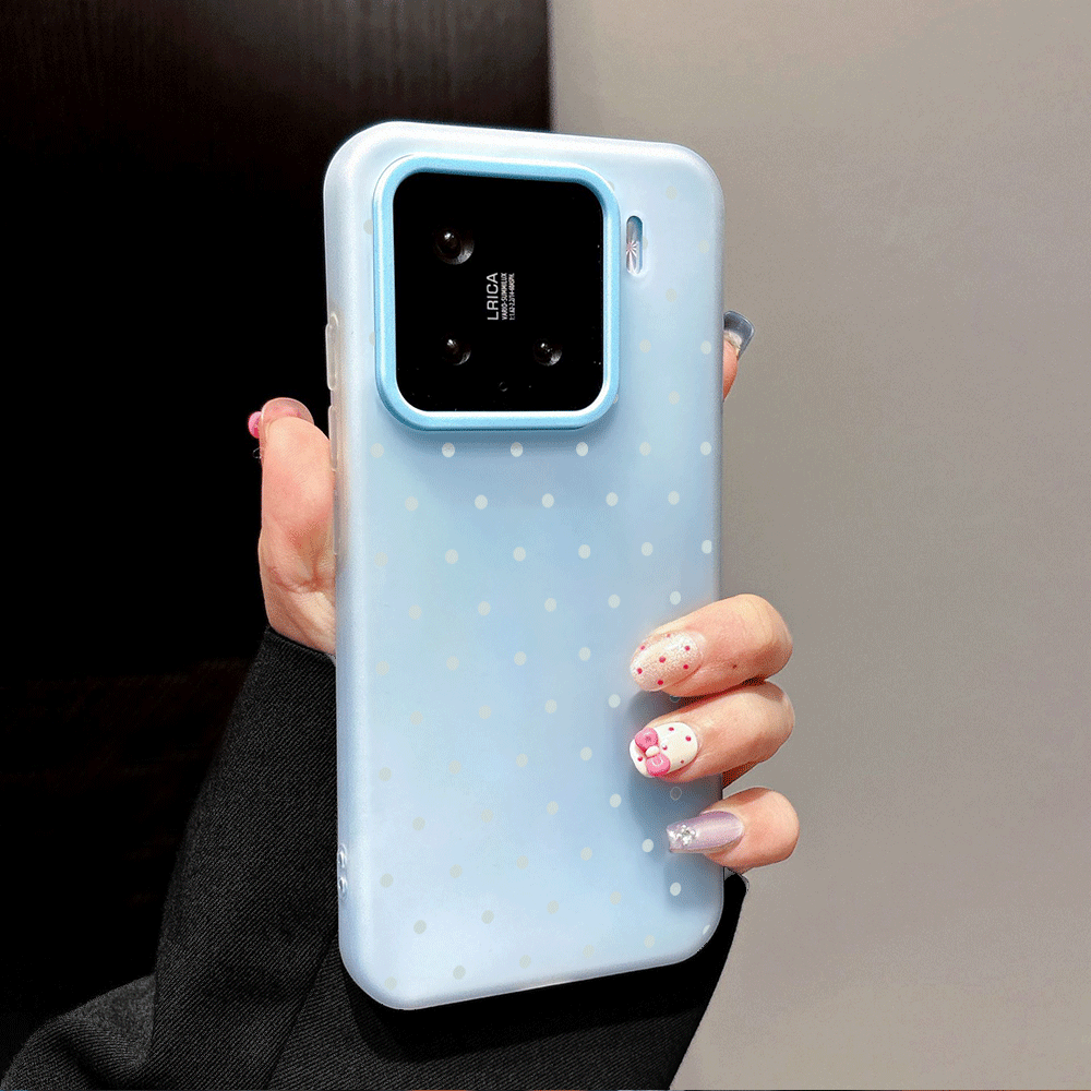 Sevimli Açık Mavi Puantiyeli T - Phone Cases Blue incelemesi ve fiyatı