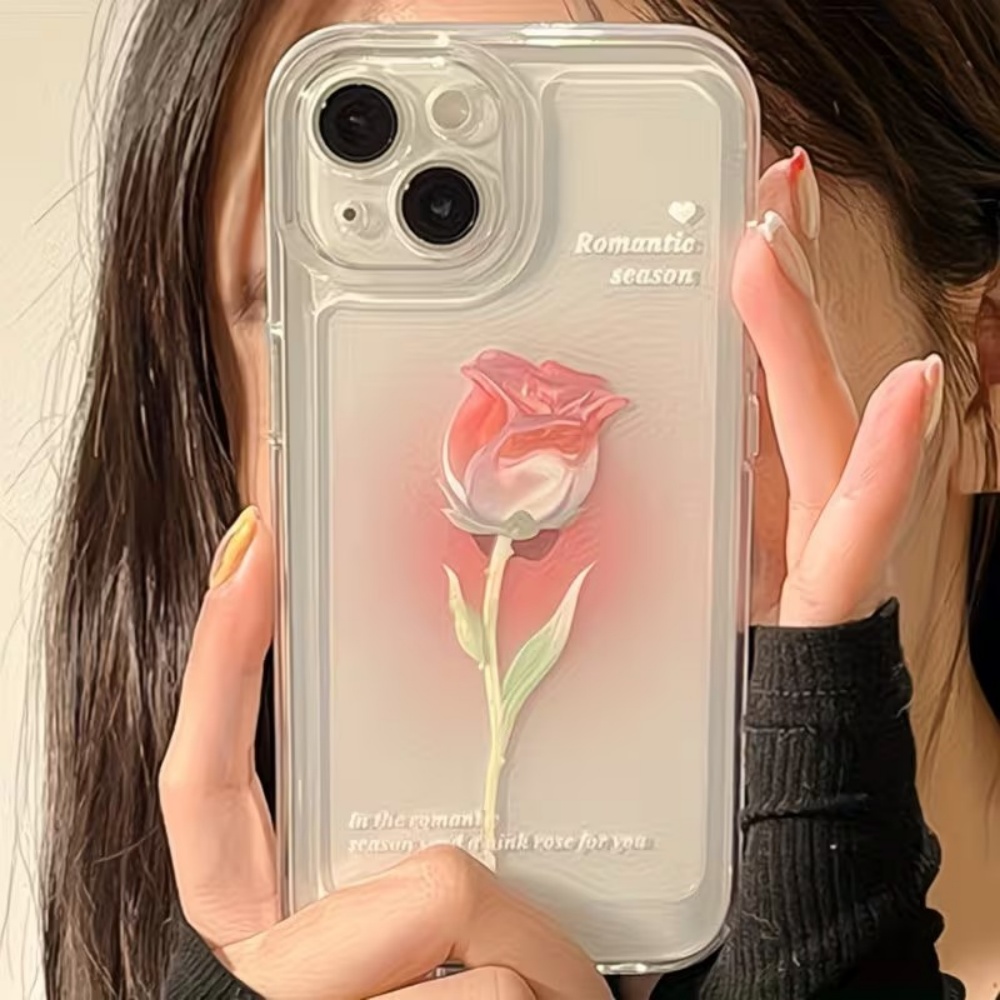 Estetik Suluboya Gül Desenli Ş - Phone Cases Aesthetic incelemesi ve fiyatı