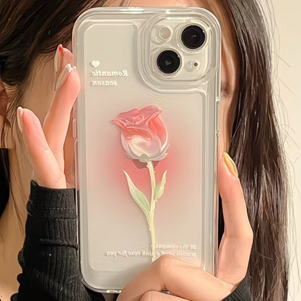 Estetik Suluboya Gül Desenli Ş - Phone Cases Aesthetic incelemesi ve fiyatı