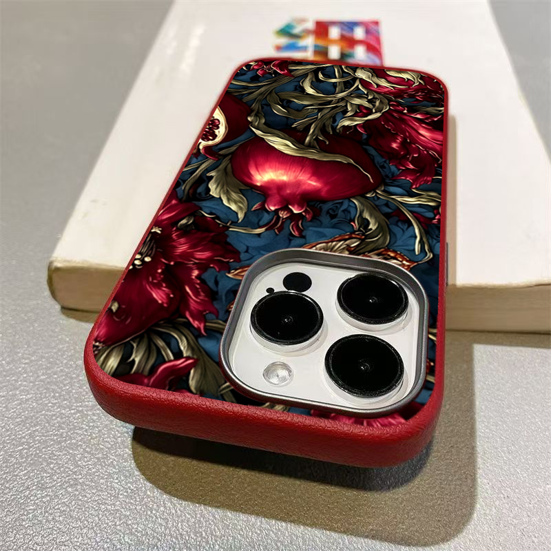 Vintage Nar Desenli TPU Sanats - Phone Cases Aesthetic incelemesi ve fiyatı