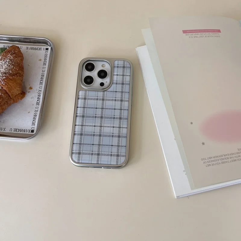 Kore Tarzı Epoksi Mavi Ekose D - Phone Cases Blue incelemesi ve fiyatı