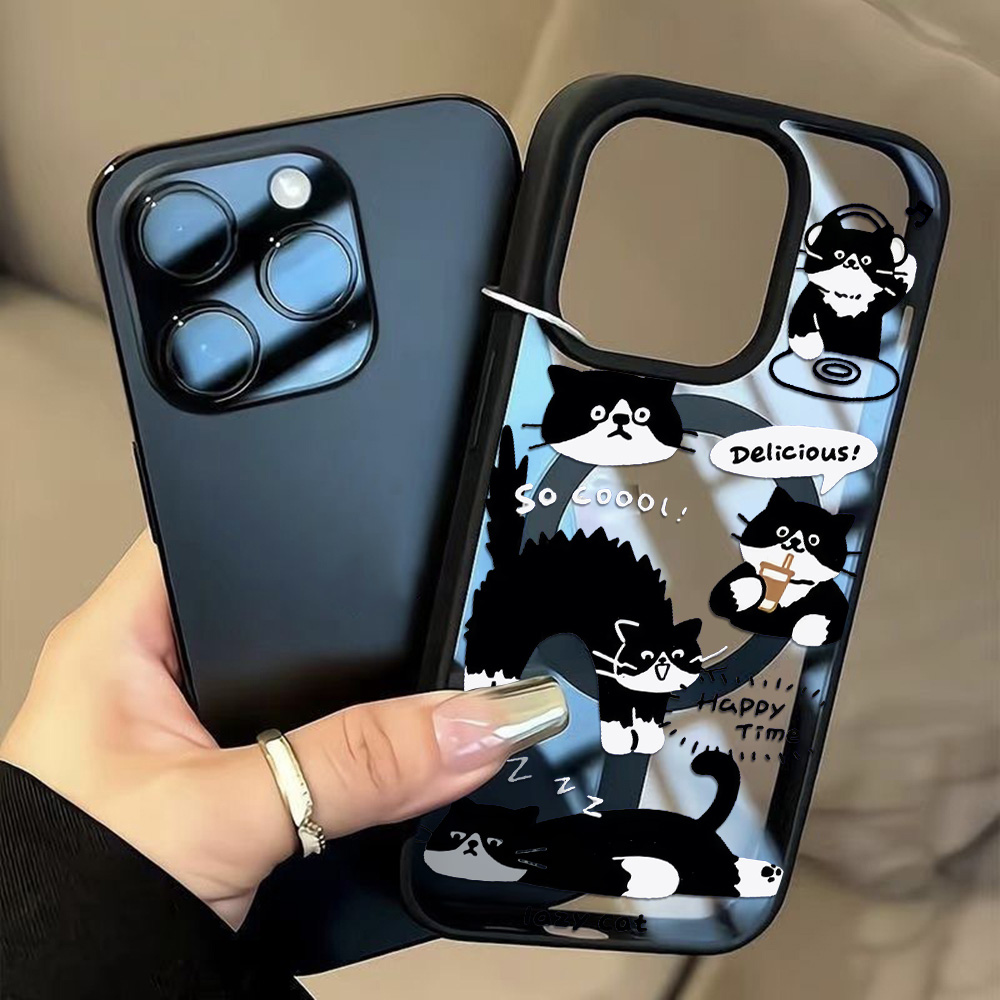 Komik Siyah Kedi Kablosuz Şarj - Phone Cases Quirky incelemesi ve fiyatı
