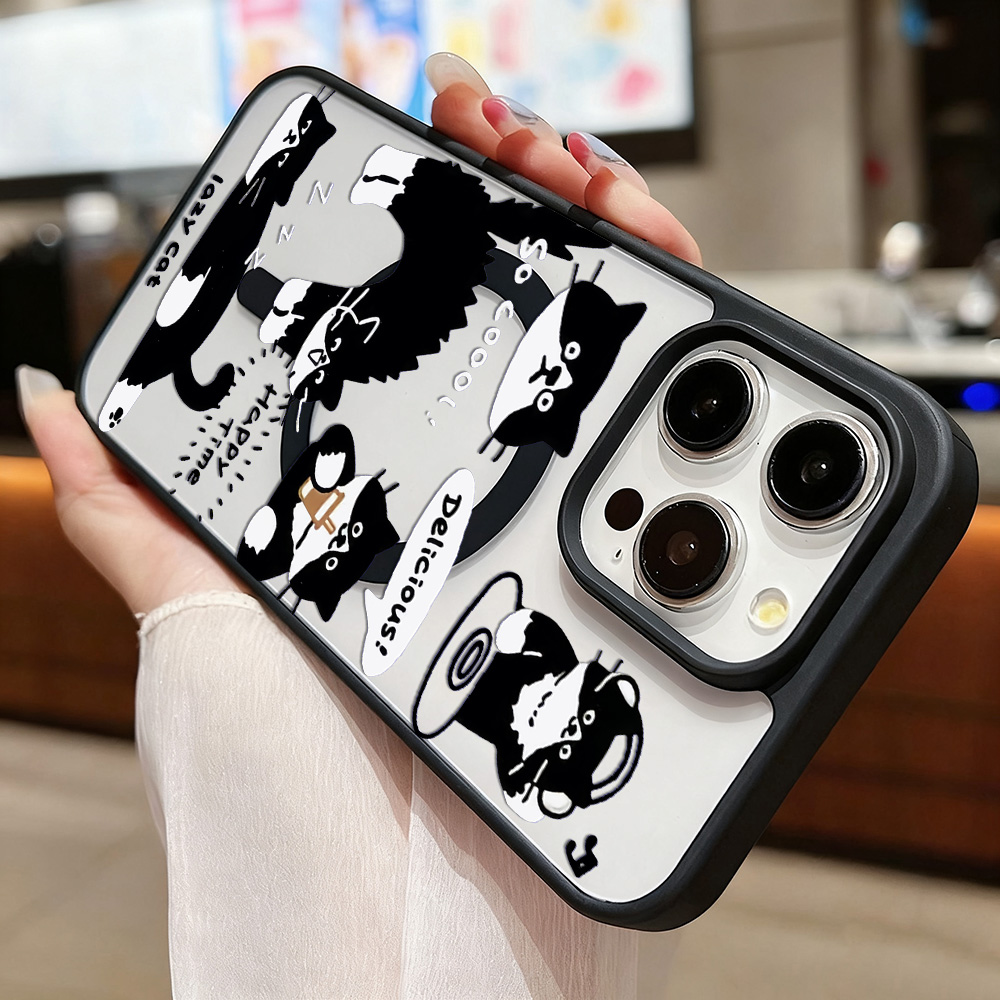 Komik Siyah Kedi Kablosuz Şarj - Phone Cases Quirky incelemesi ve fiyatı