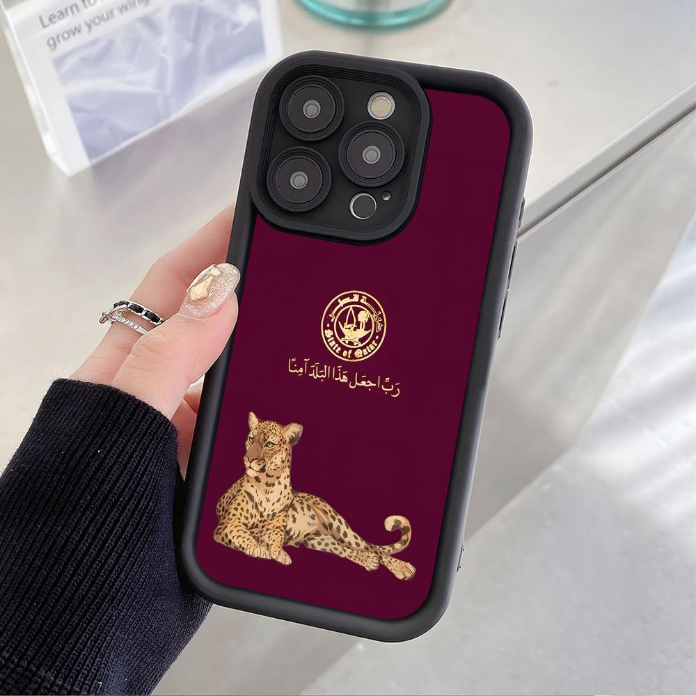 Katar Bayraklı Kalın TPU Cep T - Phone Cases Qatar incelemesi ve fiyatı