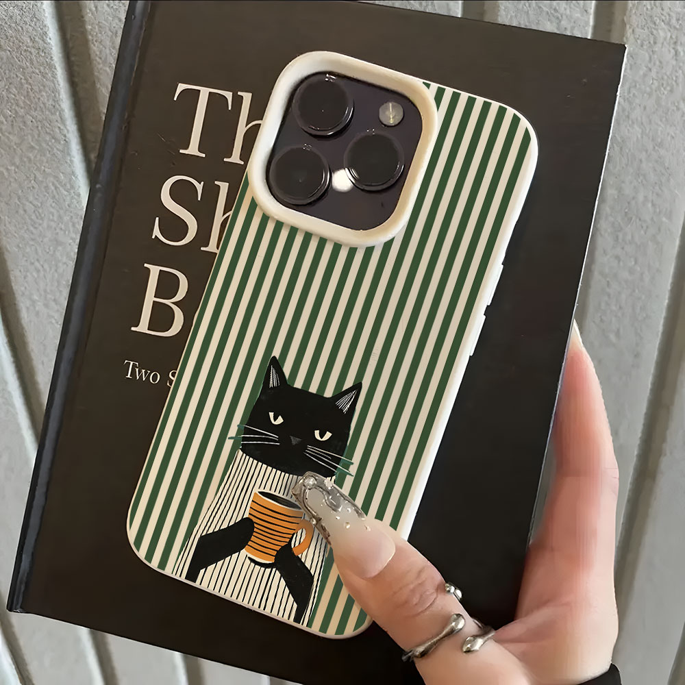 Komik Kahve Kedisi Desenli Lyc - Phone Cases Quirky incelemesi ve fiyatı