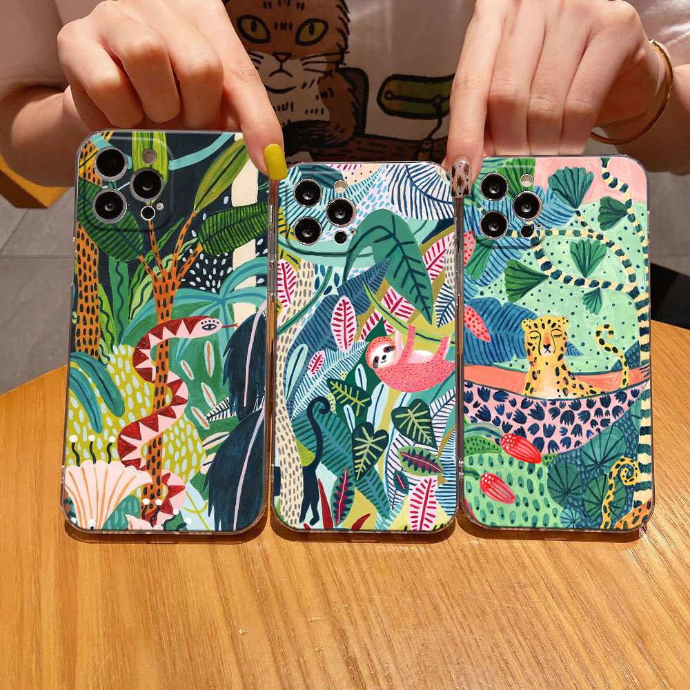 Tropikal Orman Baskı Leopar Te - Phone Cases Zebra incelemesi ve fiyatı