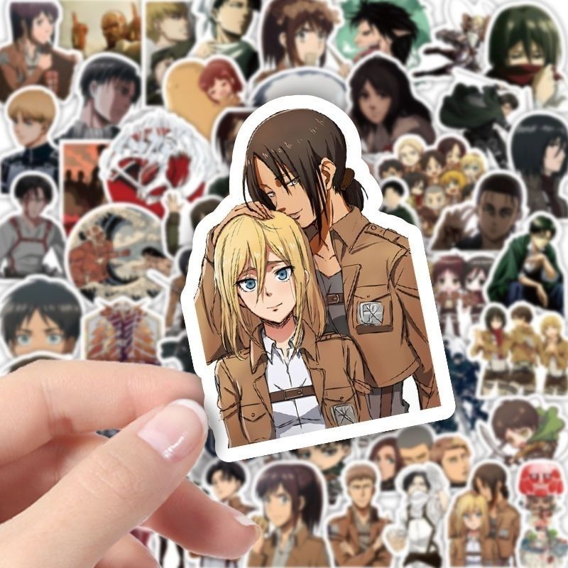 60 adet Titan Anime çıkartmala - Phone Cases Aesthetic incelemesi ve fiyatı