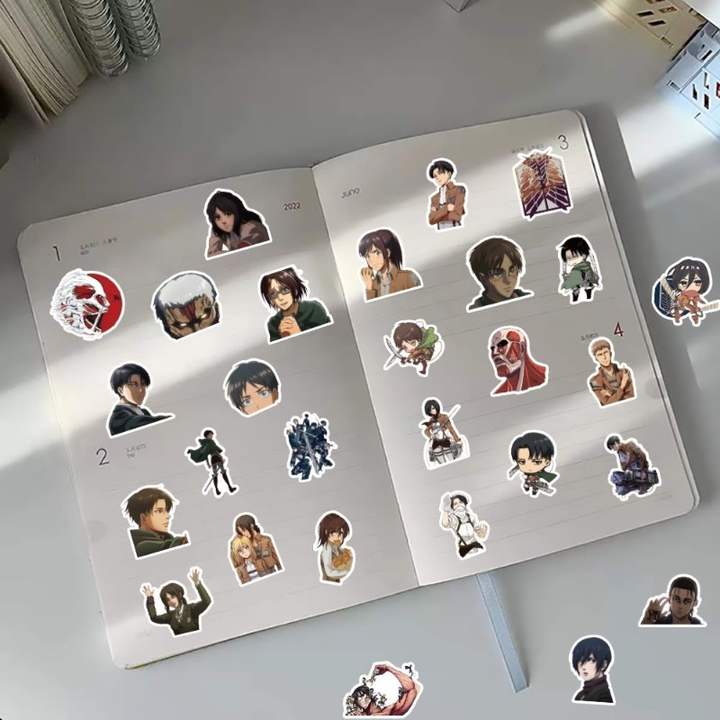 60 adet Titan Anime çıkartmala - Phone Cases Aesthetic incelemesi ve fiyatı