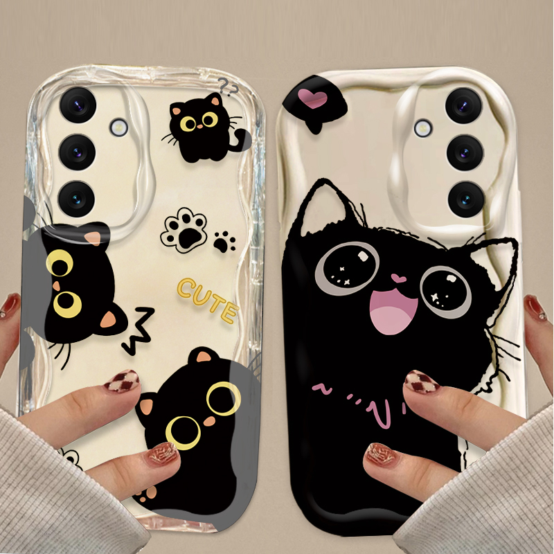 Sevimli Büyük Gözlü Siyah Kedi - Phone Cases A14 Samsung incelemesi ve fiyatı