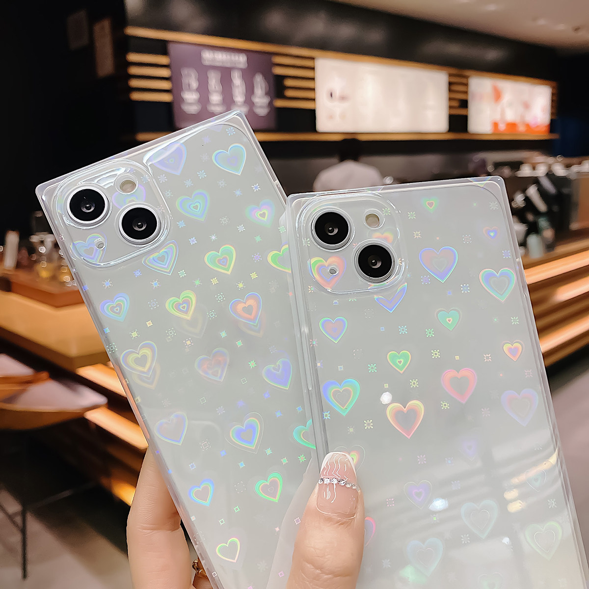 Kadınlar İçin Kalp Şeklinde Te - Glitter Shockproof Case incelemesi ve fiyatı